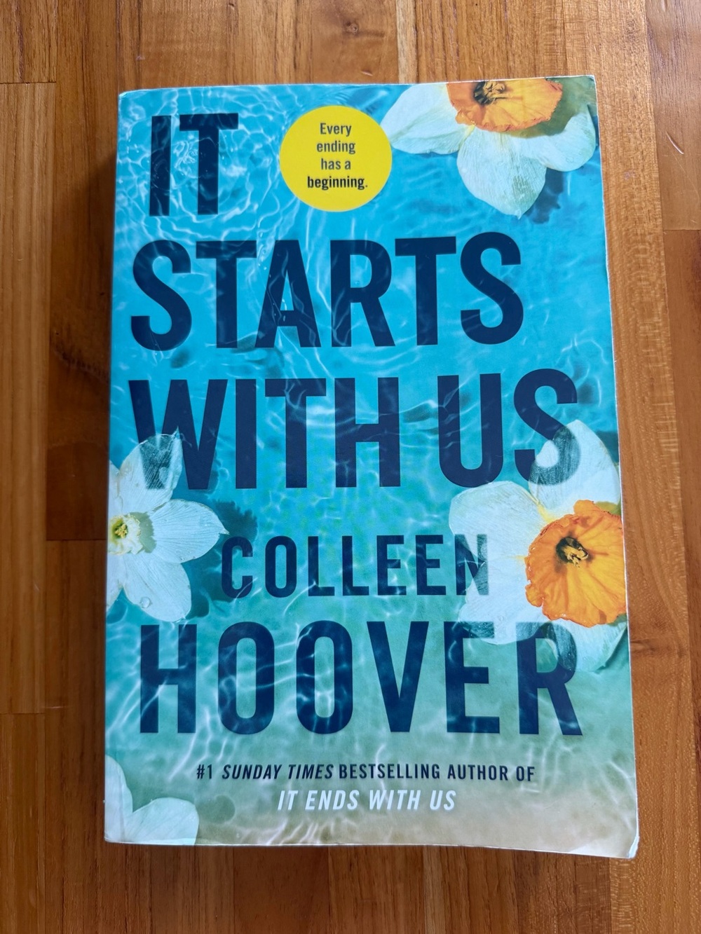 ‘It Starts With Us’ by Colleen Hoover Paperback Book